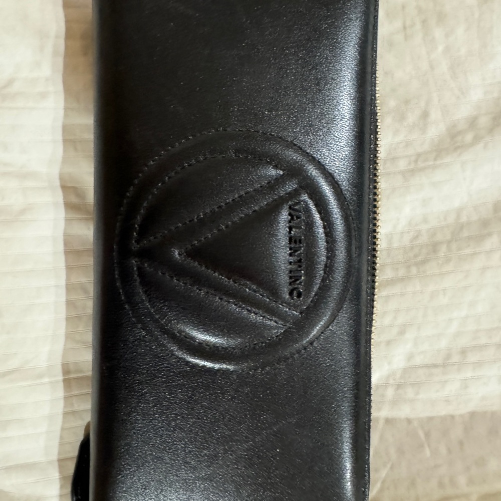 Valentino Black Leather Wallet